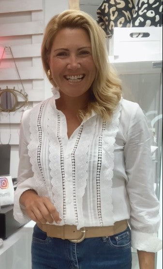 Camisa Encajes m&Cream