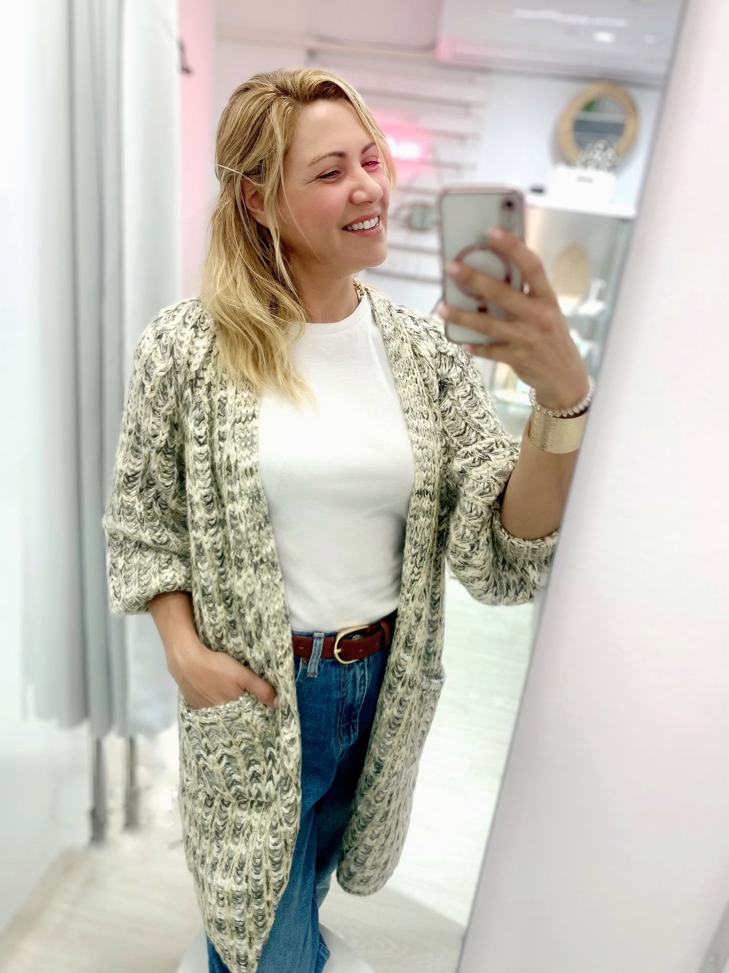 Cardigan punto m&Cream