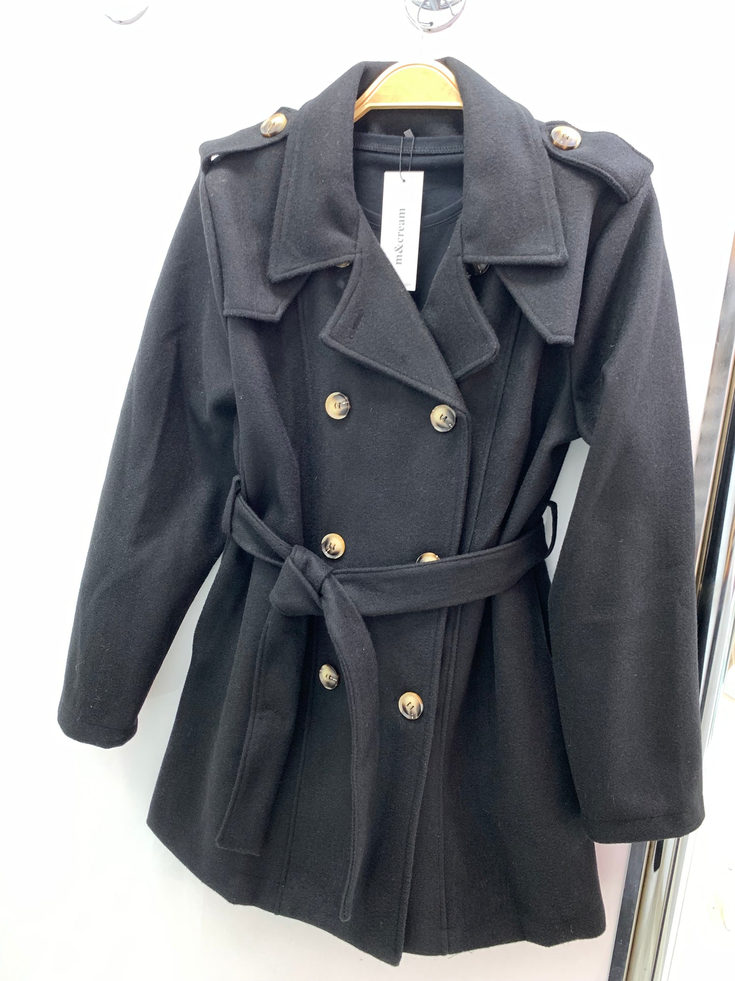 Abrigo "Trench Coat" - m&Cream