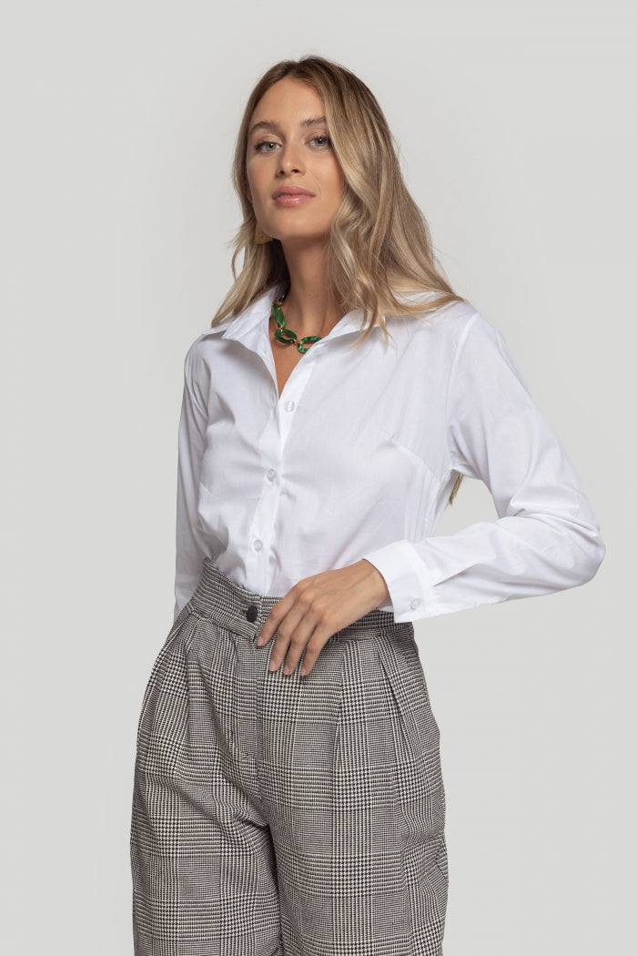 Camisa Slim Balnca - m&Cream