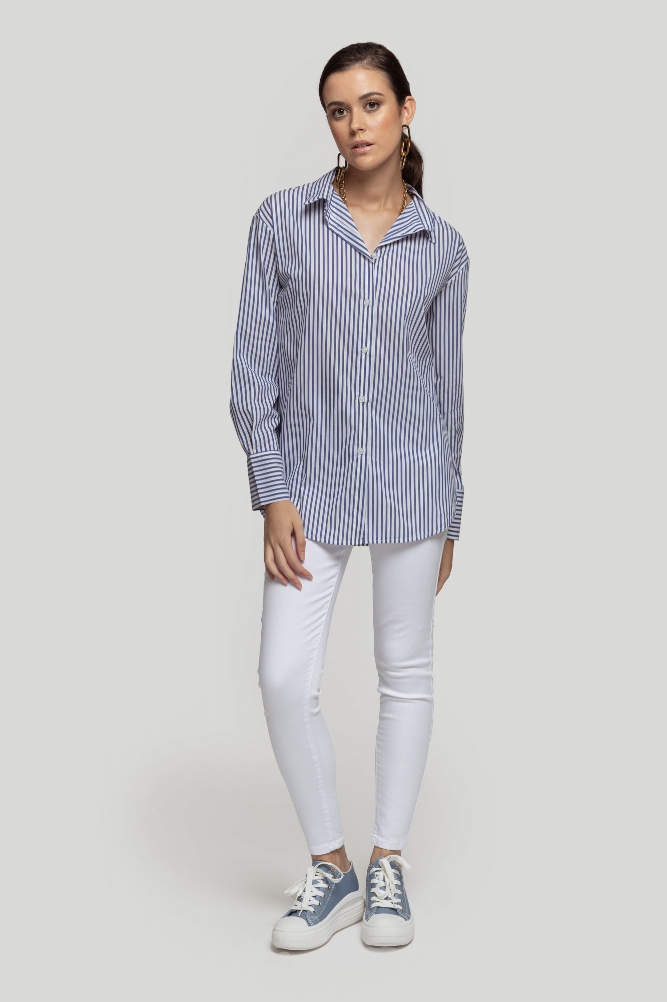 CAMISA NAVY m&Cream
