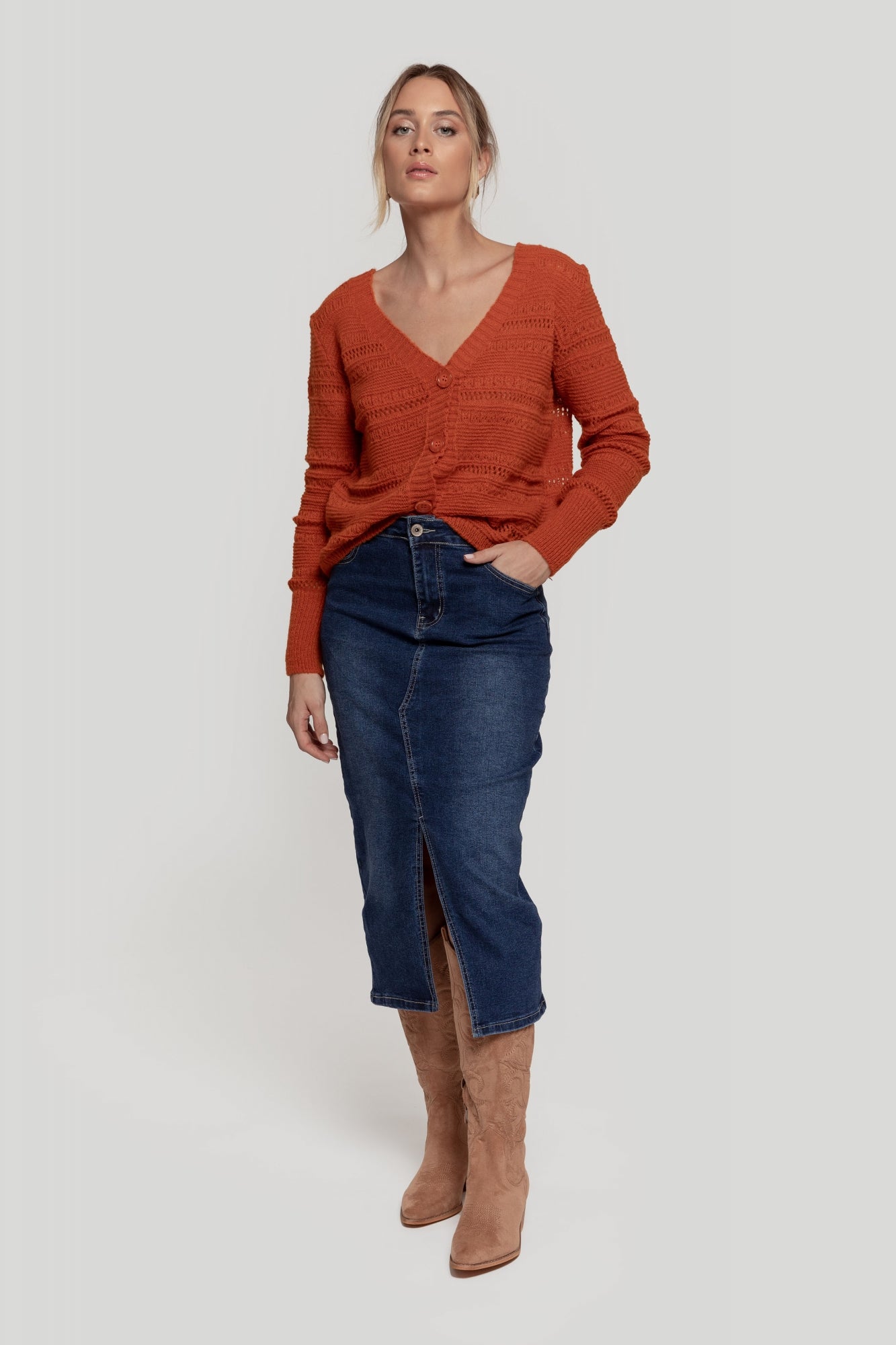 Cardigan Pico m&Cream