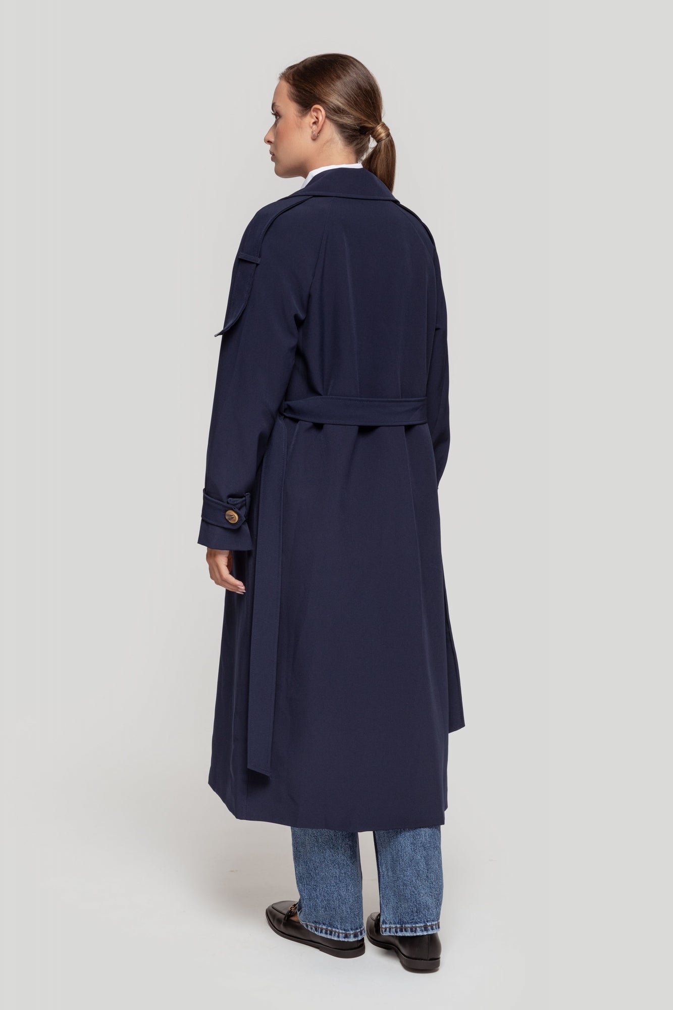 Trench Azul Marino - m&Cream