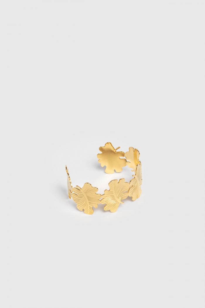 Pulsera Hojas Dorada - m&Cream