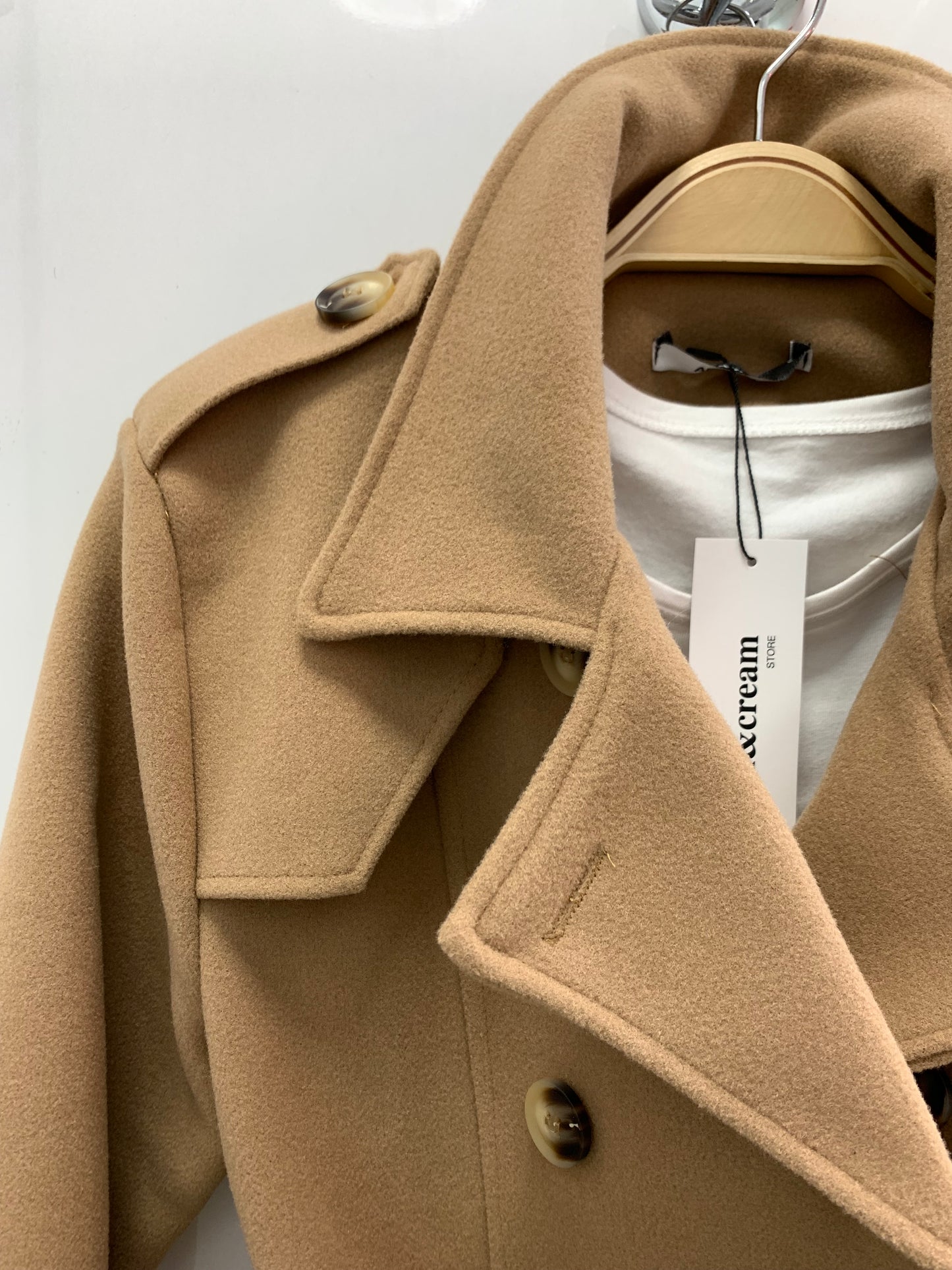 Abrigo "Trench Coat" - m&Cream