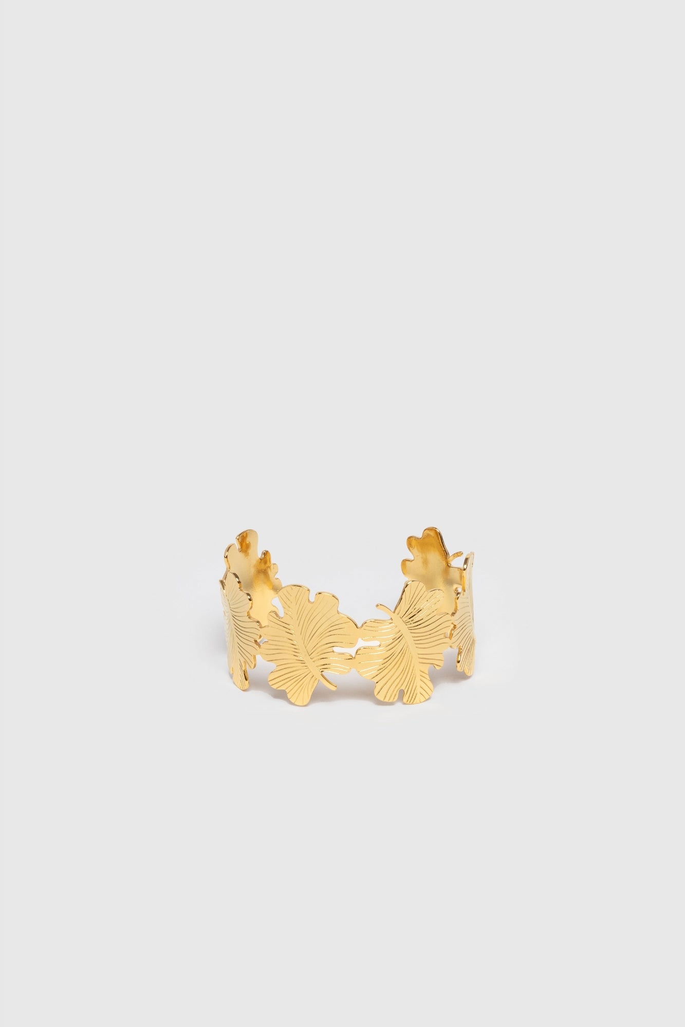 Pulsera Hojas Dorada - m&Cream
