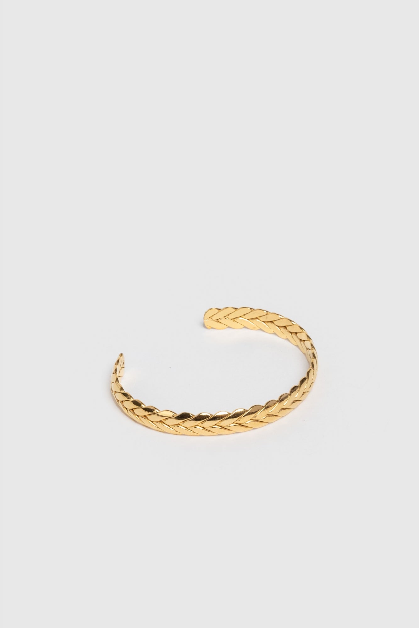 Pulsera m&Cream - Hojas Dorada